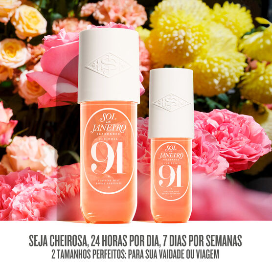 MIST PERFUMADO SOL DE JANEIRO CHEIROSA 91 ROSA CHARMOSA BODY & HAIR MIST